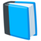 Blue Book emoji on Messenger